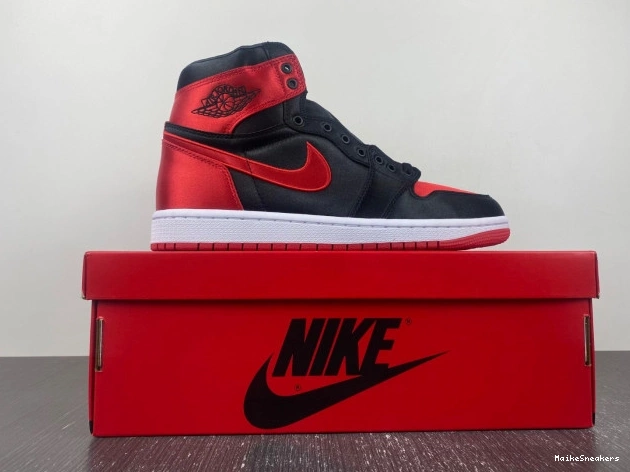 MaikeSneakers Bred Satin Air FD4810-061 WMNS OG 1 High Jordan 0715